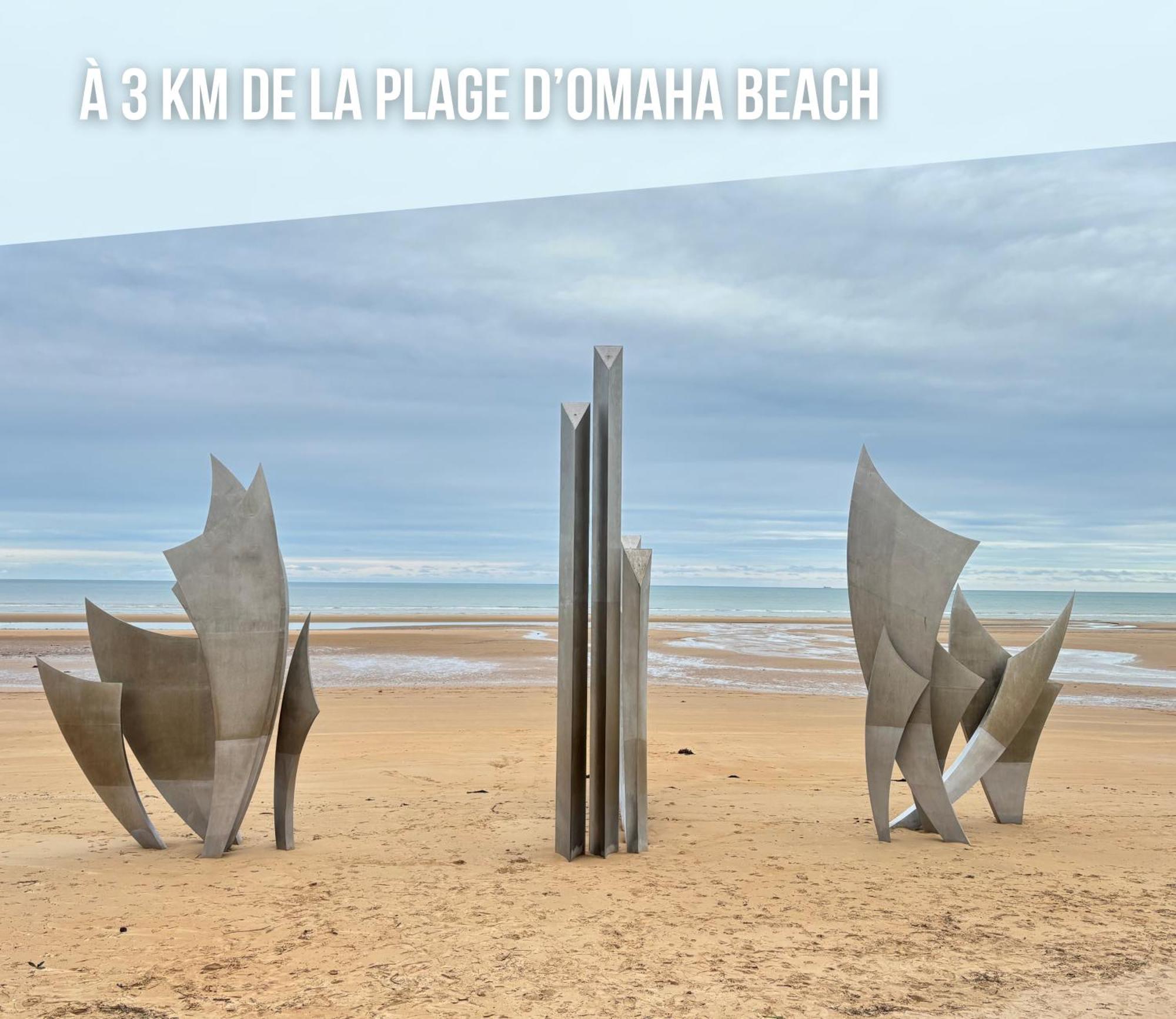 Sweet Omaha Belle Maison Recente Lumineuse Et Cosy Bien Equipee Jardin Clos 15 Mn A Pied Plage Omaha Beach Et Proche De Bayeux & Port En Bessin Saint-Laurent-sur-Mer Exterior foto